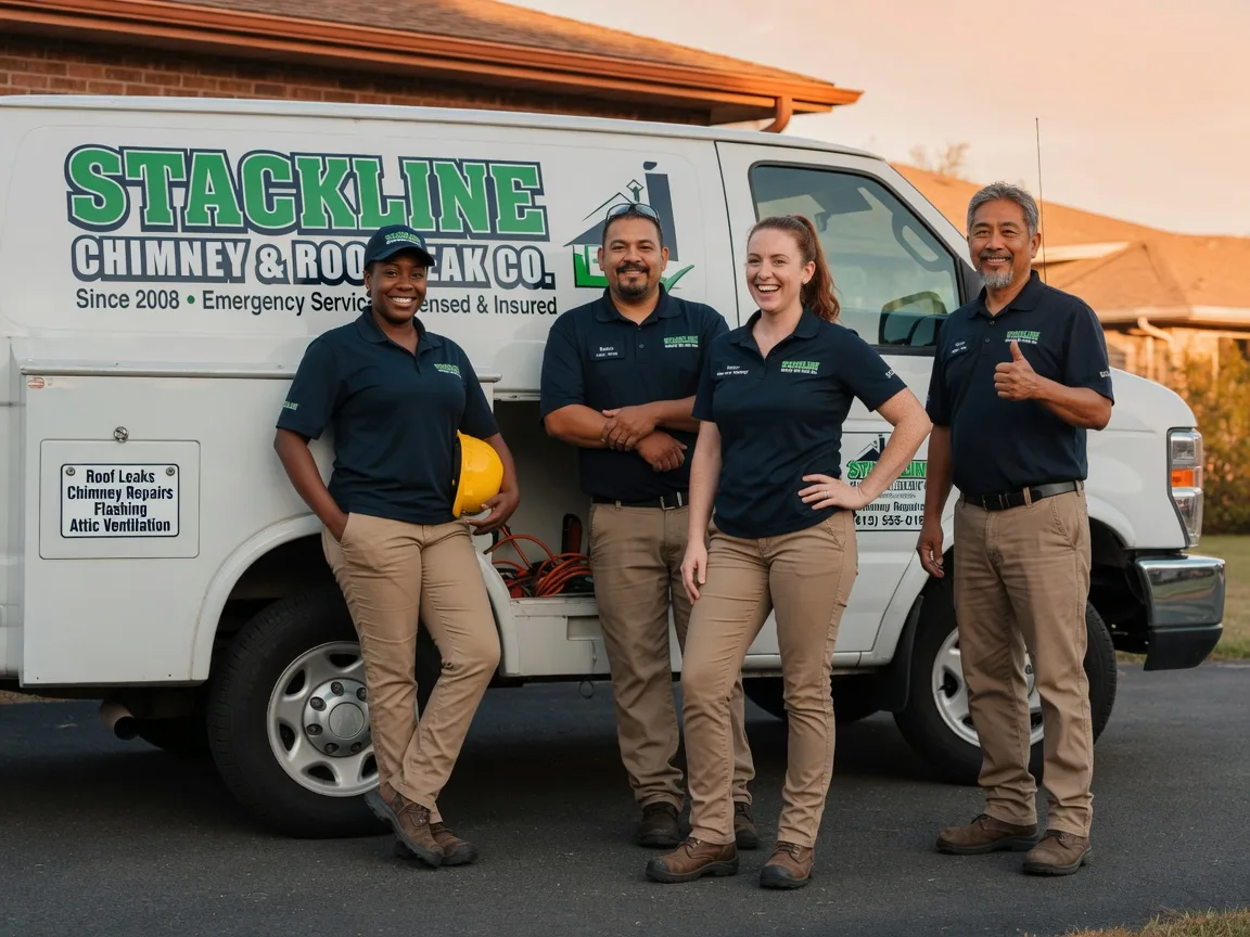 Chimney flashing repair company in Coats, NC